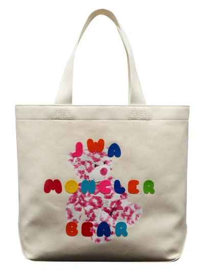Shop Moncler Genius Medium Tote Bag In Natural