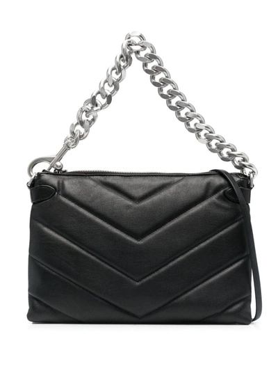 Shop Rebecca Minkoff Edie Maxi Crossbody Bag In Black