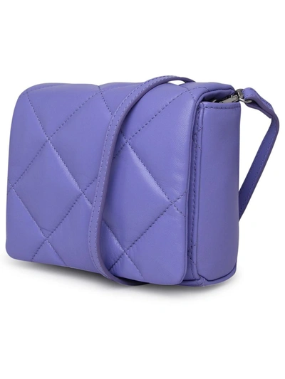Shop Stand Studio Lilac Leather Hestia Bag In Violet