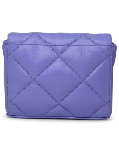 Shop Stand Studio Lilac Leather Hestia Bag In Violet