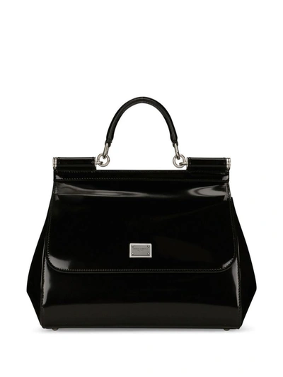 Shop Dolce & Gabbana Tote  Bags In Black