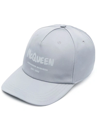 Shop Alexander Mcqueen Hats In Grey