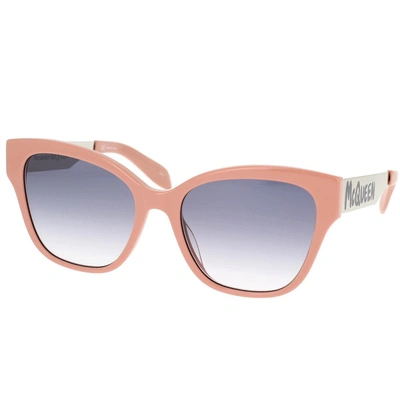 Alexander Mcqueen Women's Am0353s 56mm Sunglasses In Pink