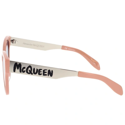 Alexander Mcqueen Women's Am0353s 56mm Sunglasses In Pink
