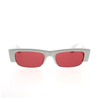 Shop Alexander Mcqueen Sunglasses In White