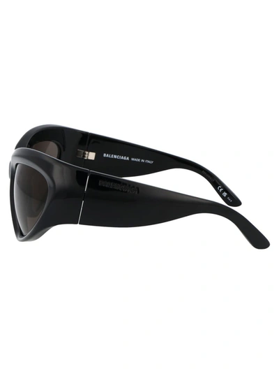 Shop Balenciaga Sunglasses In 001 Black Black Grey