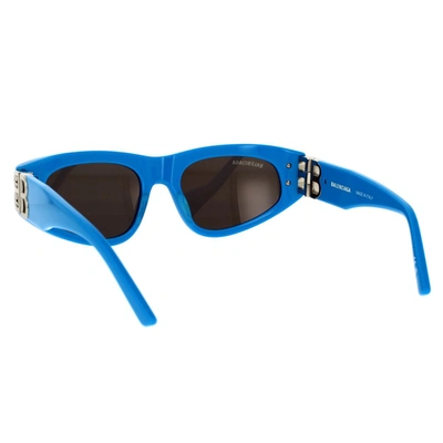 Shop Balenciaga Sunglasses In Azure