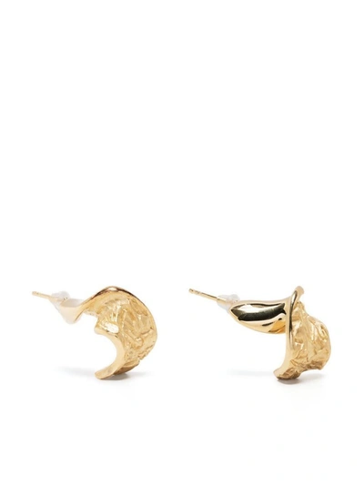 Shop Completed Works Recycled Silver Earrings Accessories In 14ct Gold Plate