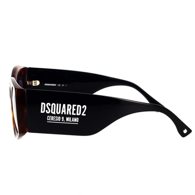 Shop Dsquared2 Sunglasses In Havana