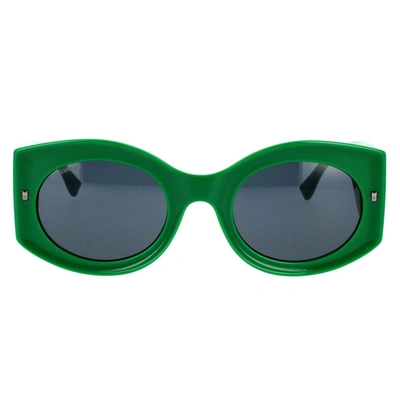 Shop Dsquared2 Sunglasses In Green