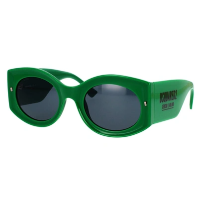 Shop Dsquared2 Sunglasses In Green