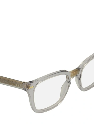 Shop Gucci Eyewear Eyeglasses In Grey
