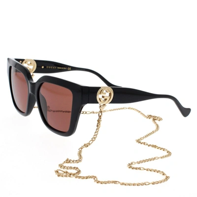 Shop Gucci Eyewear Sunglasses In Black