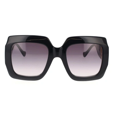 Shop Gucci Eyewear Sunglasses In Black
