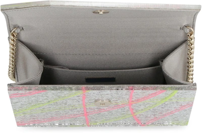 Shop Jimmy Choo Candy Acrylic Box Clutch In Silver