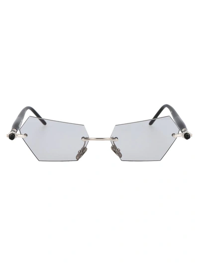 Shop Kuboraum Sunglasses In Si Bb Grey