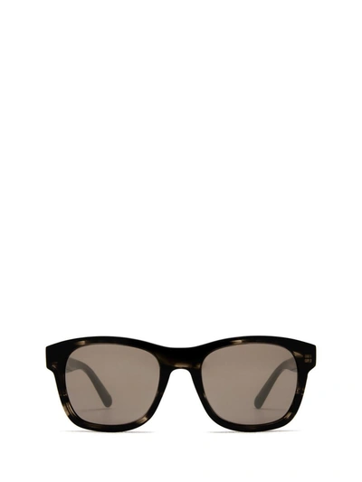 Shop Moncler Sunglasses In Shiny Dark Brown