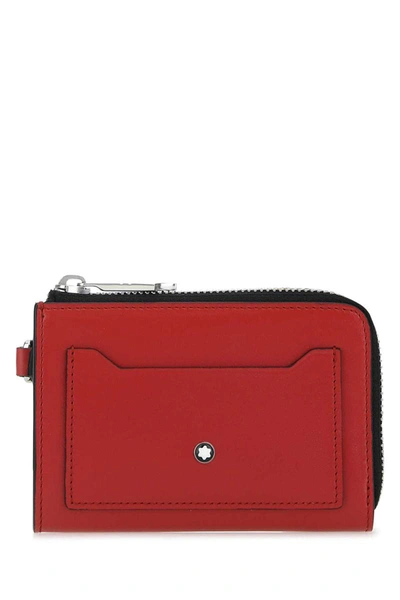 Shop Montblanc Wallets In Red