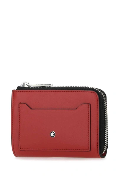 Shop Montblanc Wallets In Red