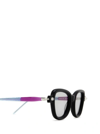 Shop Kuboraum Sunglasses In Black Matt &amp; Violet Green Water