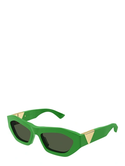 Bottega Veneta Green Titanium Round Men's Sunglasses BV0249S 003 50  8056376240375 - Sunglasses - Jomashop