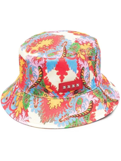 Shop Etro Archival Paisley Print Bucket Hat In Spotted