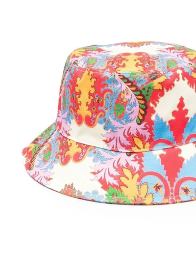 Shop Etro Archival Paisley Print Bucket Hat In Spotted