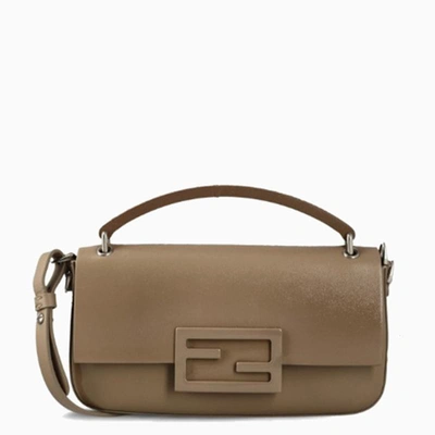 Fendi Baguette Phone Pouch Taupe In Multicolor
