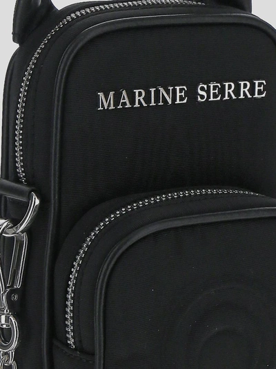 Shop Marine Serre Mini Bag In Black