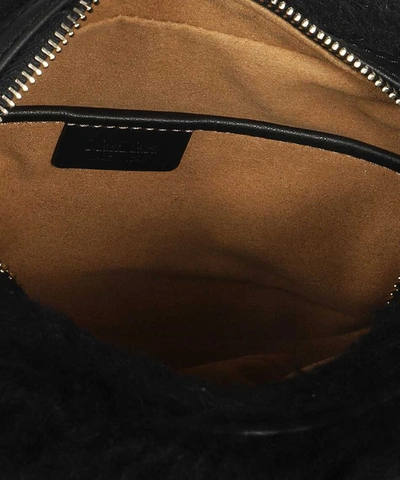 Shop Max Mara Tcamer Crossbody Bag In Black
