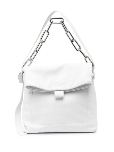 Shop Off-white Booster Leather Shoulder Bag