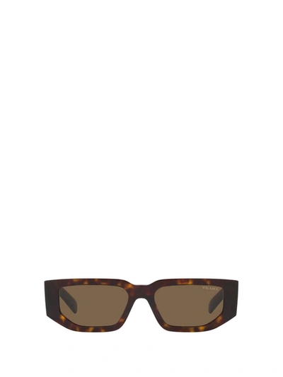 Shop Prada Eyewear Sunglasses In Tortoise