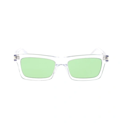 Shop Saint Laurent Eyewear Sunglasses In Transparent