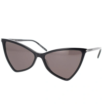 Saint Laurent Eyewear Jerry Thin Sunglasses In Black