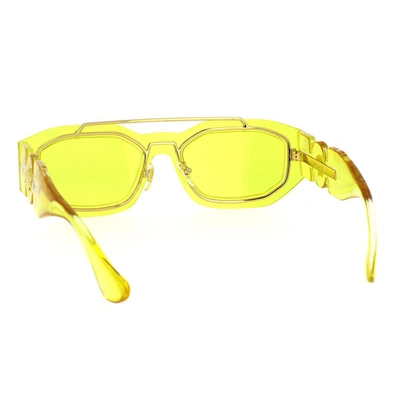 Shop Versace Sunglasses In Yellow