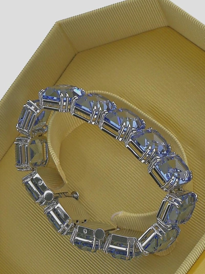 Shop Swarovski Swaroski Bijoux In <p> Blue Bracelet With Octagon Cut Crystals