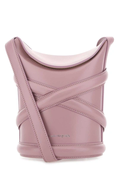 Shop Alexander Mcqueen Bucket Bags In Pink