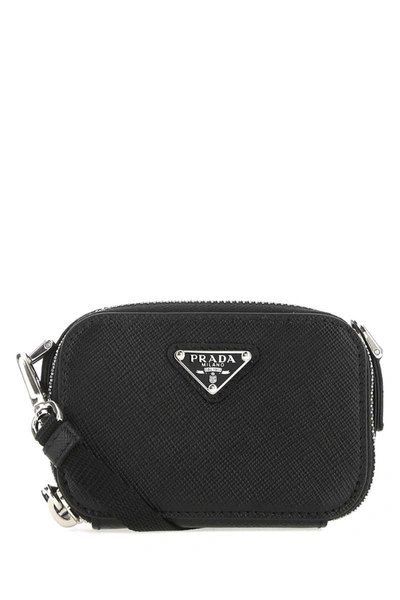 Shop Prada Shoulder Bags In Black