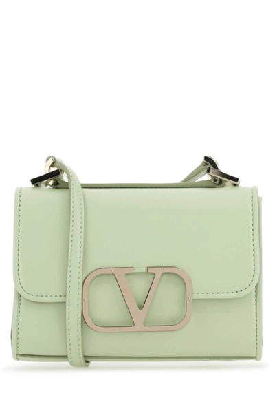 Shop Valentino Garavani Shoulder Bags In Green