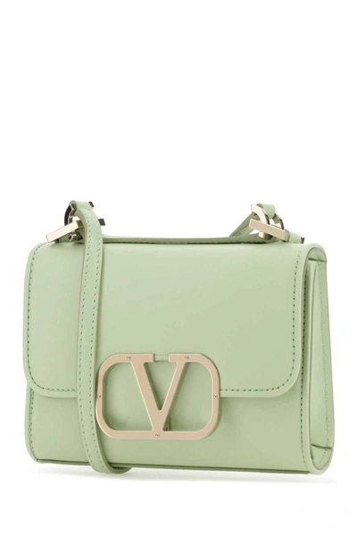 Shop Valentino Garavani Shoulder Bags In Green