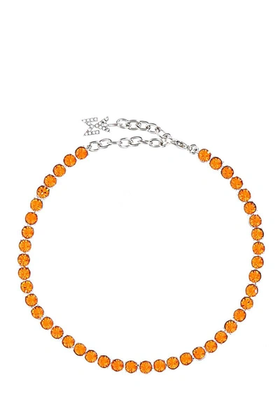 Shop Amina Muaddi Bracelets In Orange