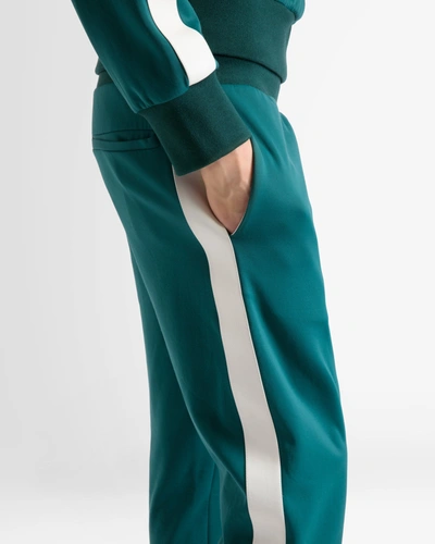 Bally Ports Trousers In Green Cotton Mix In Multi | ModeSens