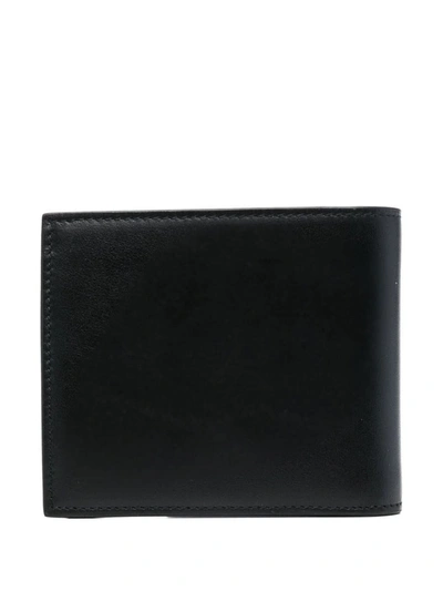 Shop Dsquared2 Accessories In <p>logo-detail Folded Wallet From  Featuring Jet Black, Calf Leather, Logo Plaque, Folded D