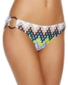 MILLY Chevron Bikini Bottom