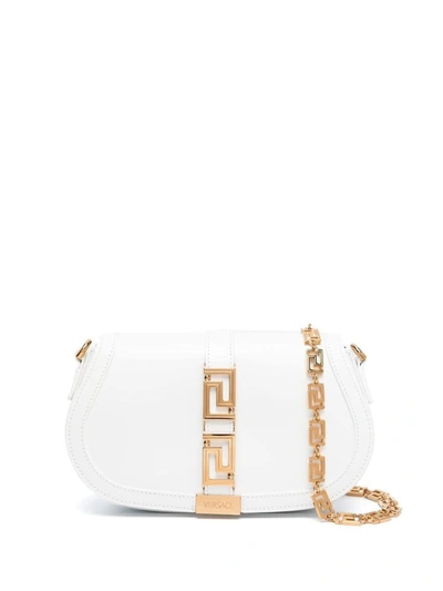 Shop Versace Bags.. In Optical White- Gold