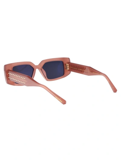 Shop Valentino Garavani Sunglasses In 108c Pnk - Gld