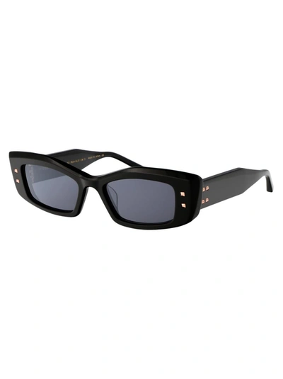Shop Valentino Garavani Sunglasses In 109a Blk - Gld