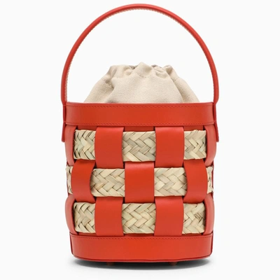 Shop Hereu Galleda Orange/beige Bucket