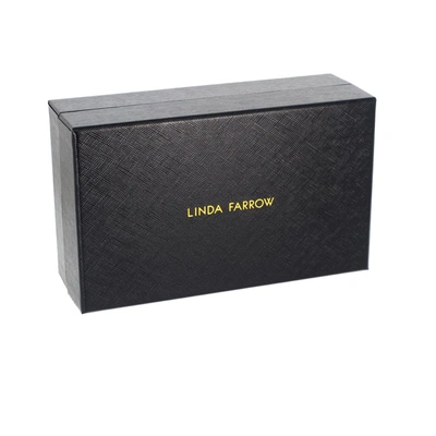 Linda Farrow Lola Rectangle-frame Sunglasses In Black