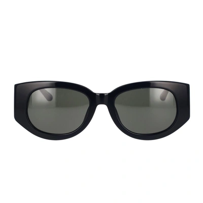 Shop Linda Farrow Sunglasses In Black